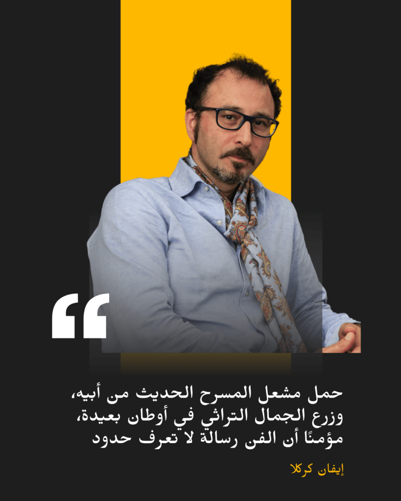 Ivan Caracalla, director of Caracalla Dance Theatre, leading global productions of Lebanese Dabke and Arab performing arts.