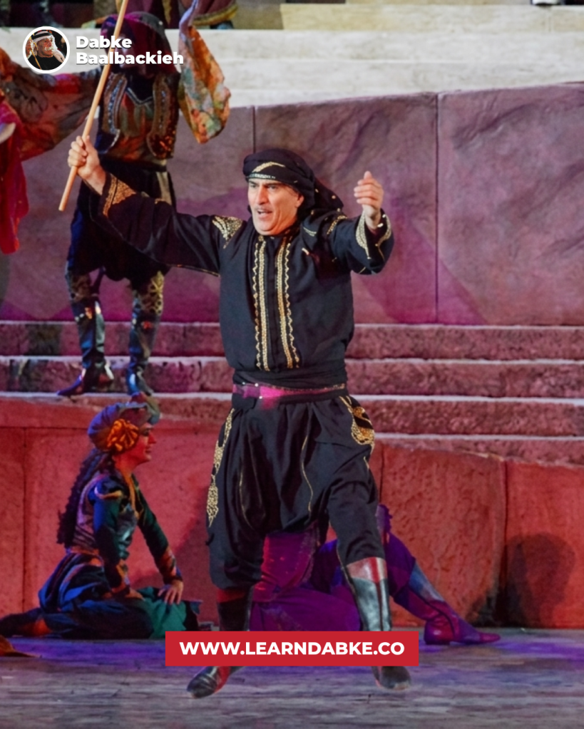 Omar Caracalla, leading the stage-Restored by Zorba Academy