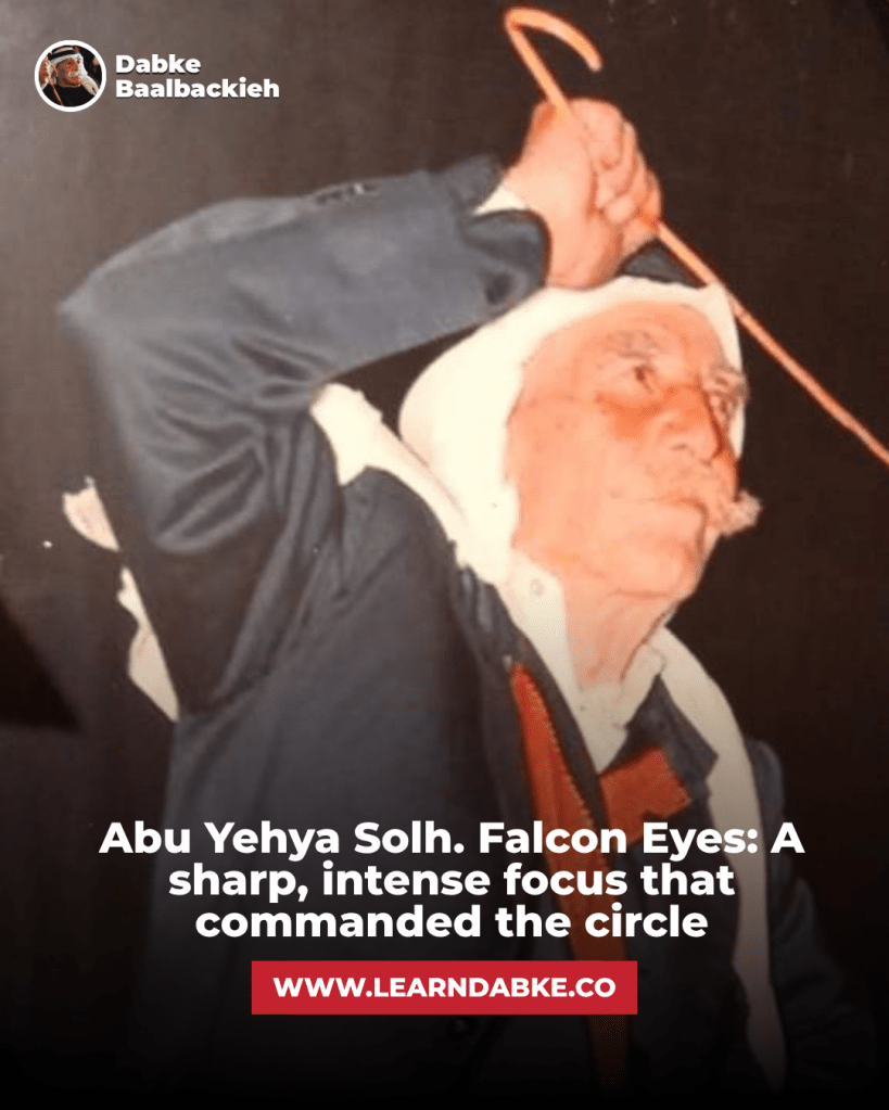 Abu Yehya Solh. Falcon Eyes: A sharp, intense focus that commanded the circle
