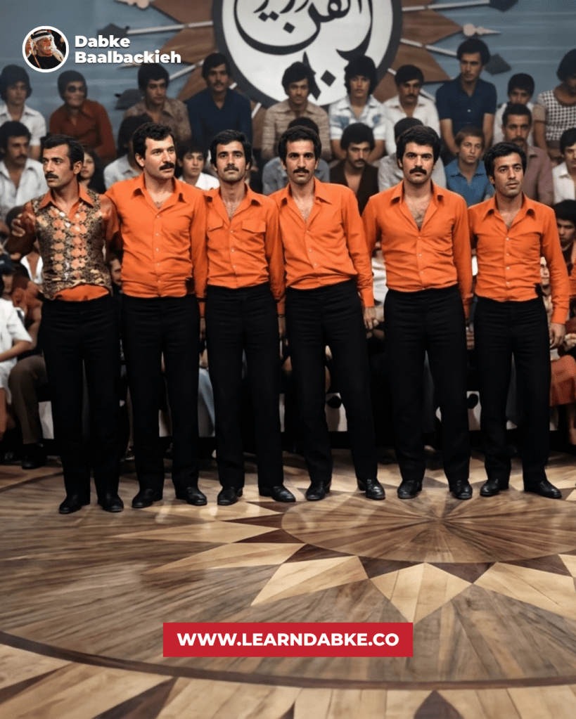 Baalbeck Dabke Masters in Studio Al fan program circa 1980-Restored by Zorba Academy