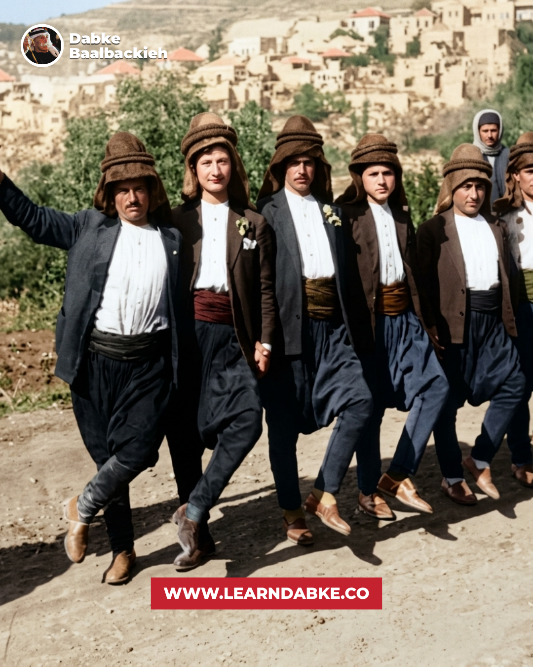 Lebanese Dabke circa 1910-Restored by Zorba Academy