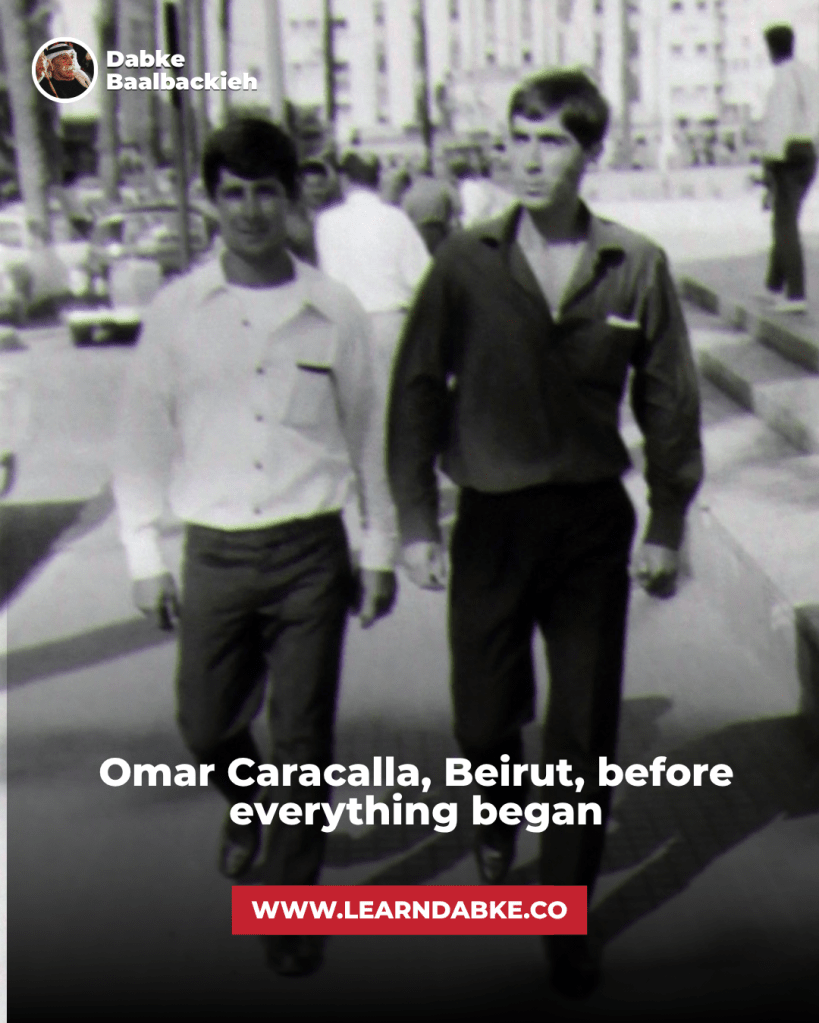 Omar Caracalla, Beirut, before everything began