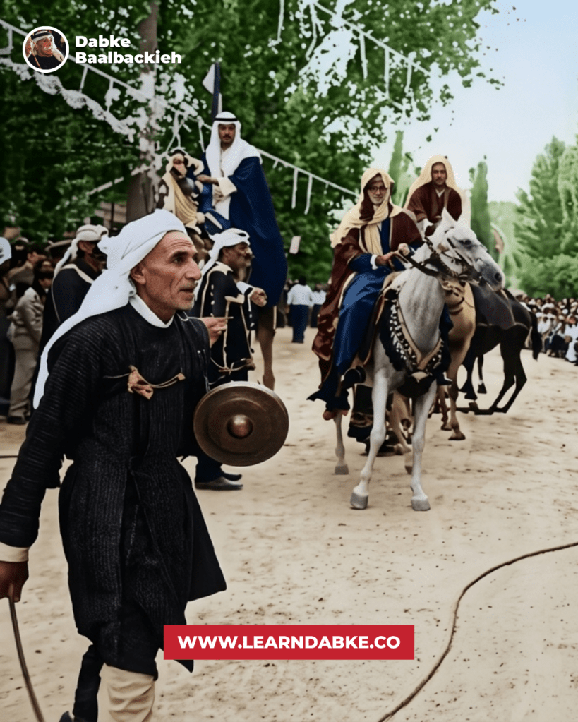 Abu Hassan (Ali Doukhi Solh) at a Baalbek wedding-Restored by Zorba Academy
