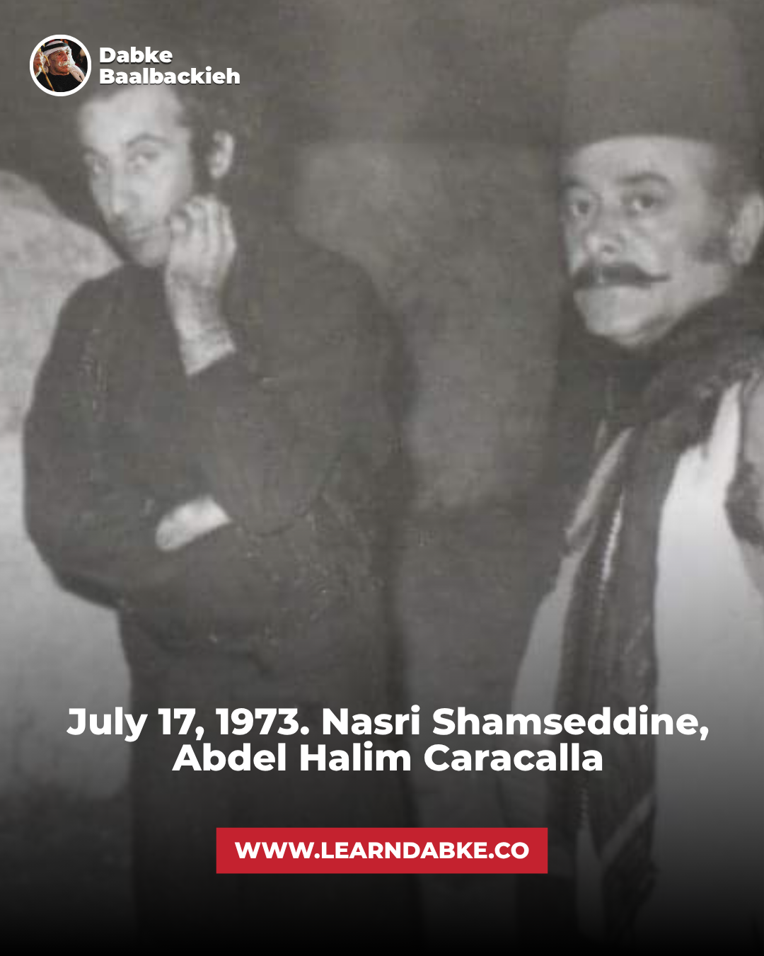 July 17, 1973. Nasri Shamseddine, Abdel Halim Caracalla