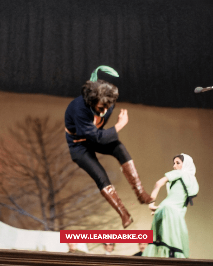 Caracalla, Omar rising above the stage-Restored by Zorba Academy