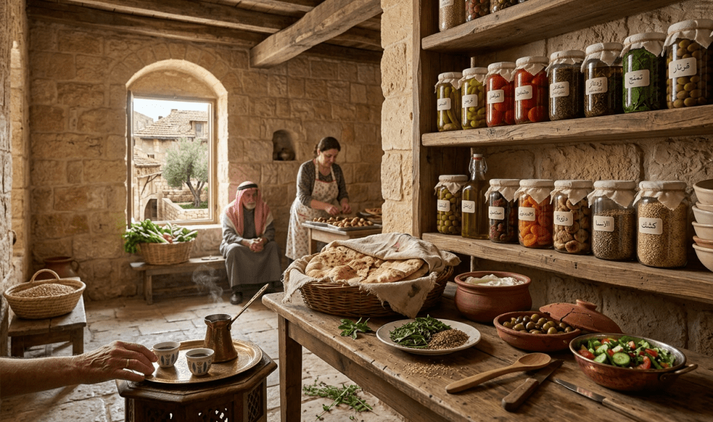 Food heritage in Lebanon was part of the house itself