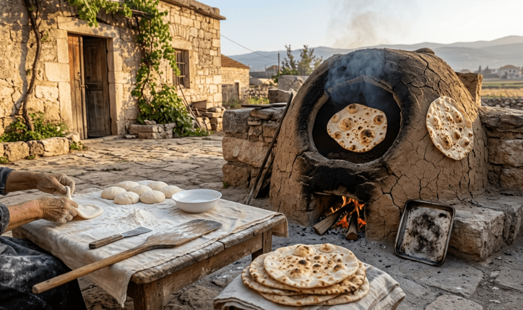 Tannour bread: when bread was part of the house’s visible life