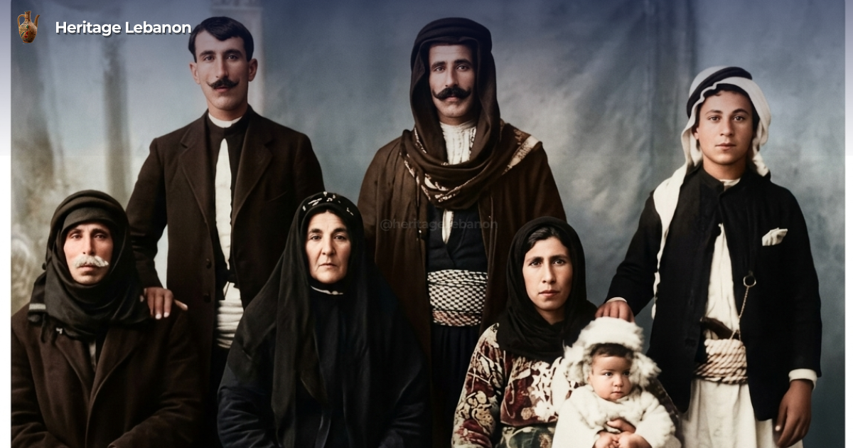 The Shamoun family in Syria before immigrating to the United States.
restored by @heritage.lebanon