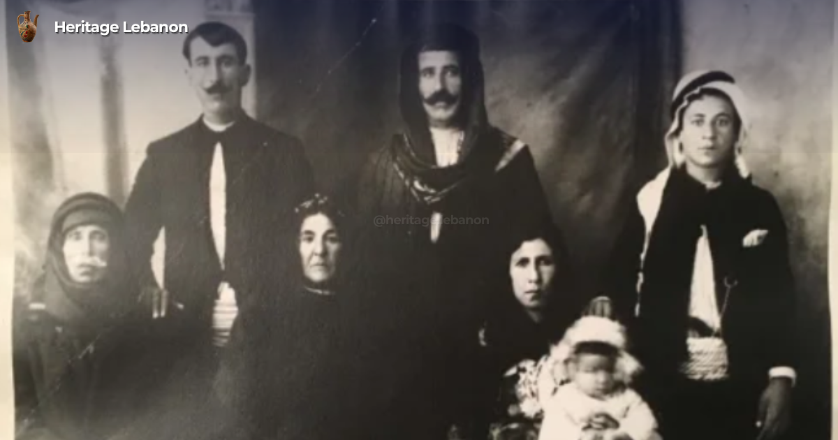 The Shamoun family in Syria before immigrating to the United States.
@heritage.lebanon