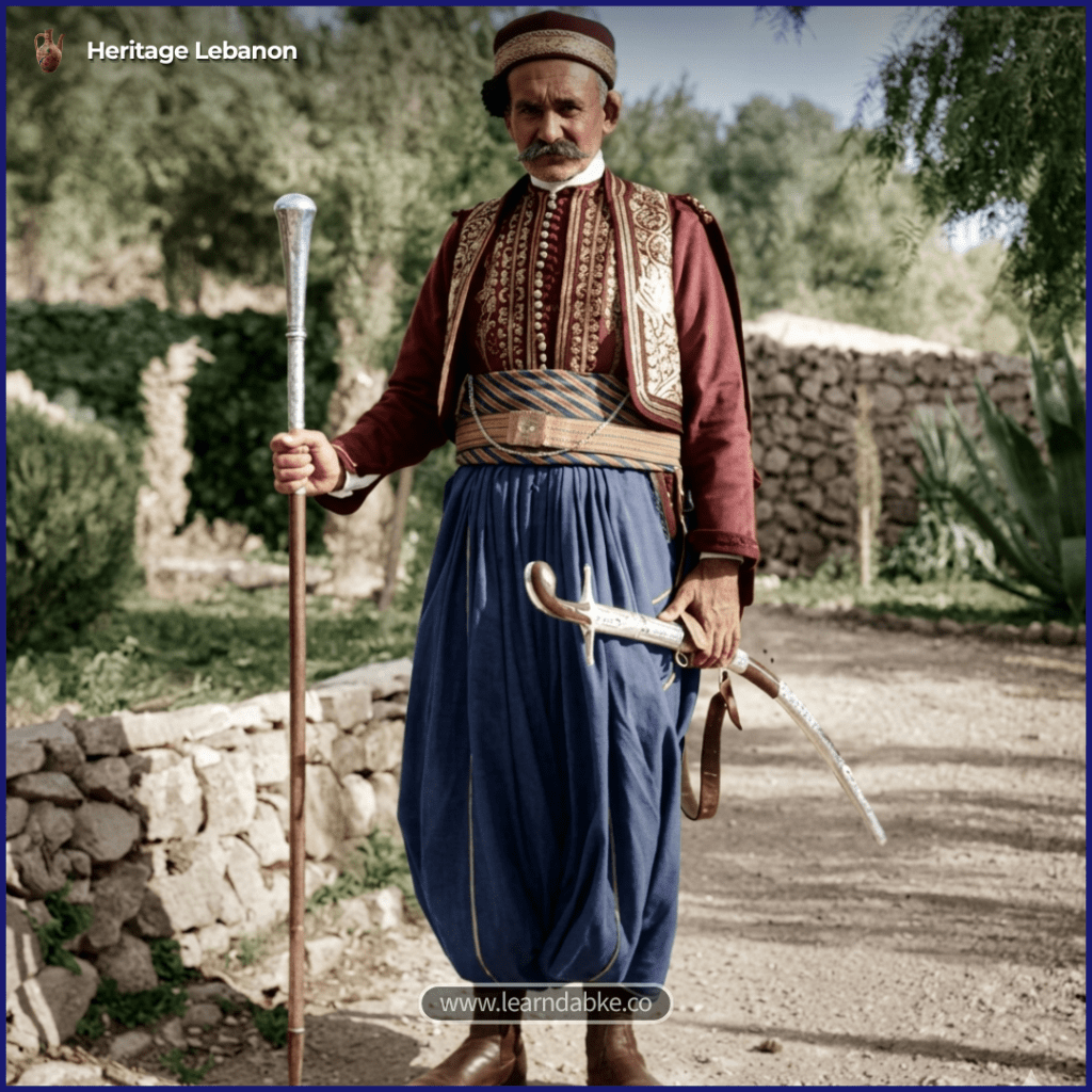 Qawwas Consulate Security Man in Beirut, 1890 A glimpse of Beirut in the late Ottoman period, when the qawwas served as a visible figure of protection, ceremony, and authority around foreign consulates and official spaces. @heritage.lebanon | [www.learndabke.co](http://www.learndabke.co)